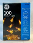Ge 100 Mini Gold Incandescent Christmas Lights 20.6-FT String-a-long New. Price: $9.95.