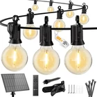 Brightown Solar String Lights Outdoor With Remote And 52 108FT, Black New. Price: $76.15.