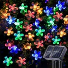 Solar String Flower Lights Outdoor Pack 200 Led 80FT Multi-color Christmas Fai New. Price: $43.09.