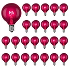 Abeja 25-PK G40 Dark Purple Halloween String Light Replacement Bulbs 5W New. Price: $28.82.