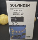 Ikea Solvinden Led String Light With 12 Yellow Fabric Shades Indoor/outdoor Read New. Price: $11.99.