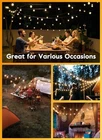 Brightown Outdoor Solar String Lights 34FT Led G40 Pro Globe Patio Saving Bulbs Used. Price: $26.61.