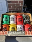 Vintage Lidco Blow Mold Ming Patio Party Chinese Lanterns 7 Light Set W/box Used. Price: $47.00.