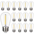 Clsetaic Shatterproof,waterproof Plastic S14 Led Replacement Bulb,string Ligh New. Price: $17.40.