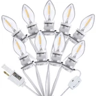 Meonum 9 Led C7 Christmas Village Light Cord W/ Switch, 16.4FT, Double Fuse New. Price: $38.49.