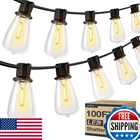 Addlon 100FT50FT2 Led Outdoor String Lights Waterproof Patio New. Price: $54.24.