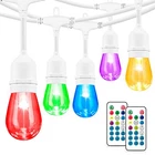Mlambert 48FT Outdoor Patio Lights, 6 Lighting Modes Rgb Cafe String W... New. Price: $101.99.