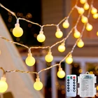 Minetom Pack Globe String Lights Battery Operated, Totally 120 Led Fairy New. Price: $34.99.