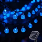 Lampop Led Decorations Crystal Globe Solar String Extra-bright 20L, Blue New. Price: $21.99.