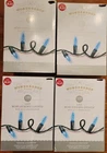 4 Boxes Wondershop A10 100 Ct Blue Mini String Lights Led Christmas Hanukkah 20 New. Price: $34.99.