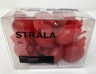New Ikea Str Red Teardrop / Flame Light Covers Set Of 12 Holiday Decor Nos. Price: $16.99.