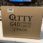 Rtty Outdoor String Lights 200FT, Pack 100FT G40 Led Patio New. Price: $113.99.
