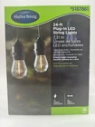 Harbor Breeze 24FT Plug-in Black Outdoor String Led Edison Lights Backyard Patio New. Price: $30.56.
