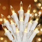 Hopolon Clear Christmas Lights 2PACK, 50 Count, Warm White,white Wire New. Price: $18.41.