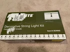 Bulbrite 810002 String Light Kit 48 Ft W/15 S14 Bulbs Commercial Grade - New. Price: $79.00.
