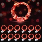 Aikei 12 Led Fairy Lights Battery Operated, Red Mini String Pack, New. Price: $22.99.