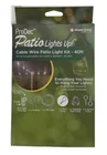 40FT Cable Wire Kit Patio Light Clips Simple Living Solutions New Box. Price: $10.00.