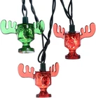 Kurt Adler Plastic 10-LIGHT National Lampoon Red And Green Wally World Moose Mug. Price: $58.99.