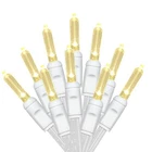 Christmas String Lights 50 Warm White Led T5 Xmas 17FT, 120V Ul, ... New. Price: $21.07.