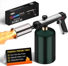 Propane Torch With One-click Max Fire, Flame Thrower Gun Charcoal Lighter New. Price: $29.48.