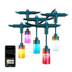 Atomi Smart Wi-fi Color Outdoor String Lights App Controlled 36FT New. Price: $69.99.