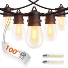 Addlon 100FT(2-PACK*50FT) Led Outdoor String Lights With 30 Edison Vintage Sh... New. Price: $46.63.