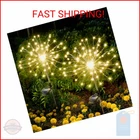 Anordsem Solar Garden Lights Outdoor: Bendable Copper Wire With 120 Led Firework New. Price: $21.29.