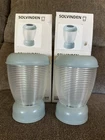 Ikea Solvinden Led Solar Powered Light Lantern Blue Outdoor Indoor Camp Set X 2 Open. Price: $52.51.