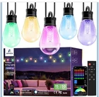 50 Ft Smart Outdoor String Lights Rgbcw Color Changing Dimmable Patio New Open. Price: $38.49.