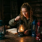 21ST Century Hurricane Lantern Oil Kerosene Lamp 12" Assorted Color Home Decor New. Price: $31.99.