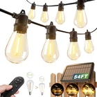 54FT(48+6) Solar String Lights Outdoor Waterproof With Usb Charging & Remote Con New. Price: $40.93.