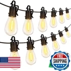 Tdlol 100FT Outdoor String Lights With 52 Shatterproof S14 Vintage Edison Bulbs New. Price: $108.57.