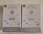 Wondershop 30CT Led Twinkling Christmas Dewdrop Fairy String Lights, 2 Packs New. Price: $8.00.