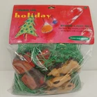Vintage Primal Lite Novelty Cabin & Moose Blow Mold String Light Set 10 1996 New. Price: $14.95.