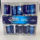 Kurt Adler 10-LIGHT Bud Beer Can Set 8.66 X 1.97 8.46 Inches New. Price: $16.99.