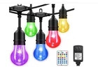 Auroraworld 96FT Rgb Outdoor String Lights, Dimmable Color Changing Waterproof New. Price: $125.15.