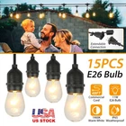 Outdoor 48FT Led Waterproof Commercial Hanging Patio Globe String Lights Bulbs New. Price: $37.96.
