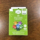 Holiday Time 10 Multi Mini Star Led Christmas Lights Green Wire Battery Powered New. Price: $7.50.