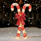 Joiedomi Lighted Candy Cane Christmas Decorations Outdoor, 50 Pre-lit Led Warm New. Price: $85.99.