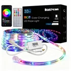 Smart Strip Lights With App Control, 33FT Rgb+ic Led Color Changing Ro... New. Price: $72.27.
