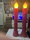 Vtg Christmas Candle Decorative Lights , 35 Inch Indoor/outdoor Made By Union Used. Price: $150.00.