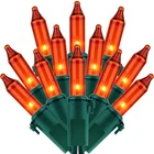 200 Count Orange Christmas Lights, Pack Of Strands 100 33 Ft Green Wi... New. Price: $39.50.