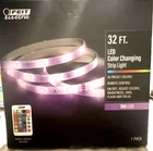 Feit Electric 32FT Color Changing Led Strip Light New. Price: $30.00.