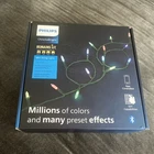 150CT Philips Chromabright Color Mini String Lights Appcontrolled Indoor New. Price: $45.00.