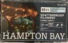 Hampton Bay 24-LIGHT Indoor/outdoor 48 Ft. String Distressed Box Open. Price: $28.99.
