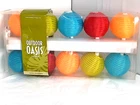 Outdoor Chinese Lanterns Multicolor String Lights Waterproof Nylon 3" New. Price: $26.99.