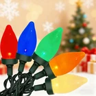 C7 Led Christmas String LIGHTS,26FT Outdoor With 50 Xmas... New. Price: $29.08.