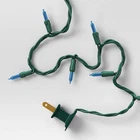 100CT Blue Led Smooth Mini Xmas String Lights Wondershop A10 Target Holiday New. Price: $13.49.