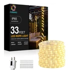 33FT 360 Led Rope Lights Outdoor - Connectable Waterproof Flexible Tube Light... New. Price: $38.22.