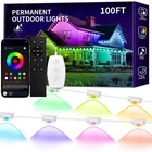 Ksipze 100FT Permanent Outdoor Lights Waterproof IP67, Smart Rgb+ic Eaves Led... New. Price: $58.17.